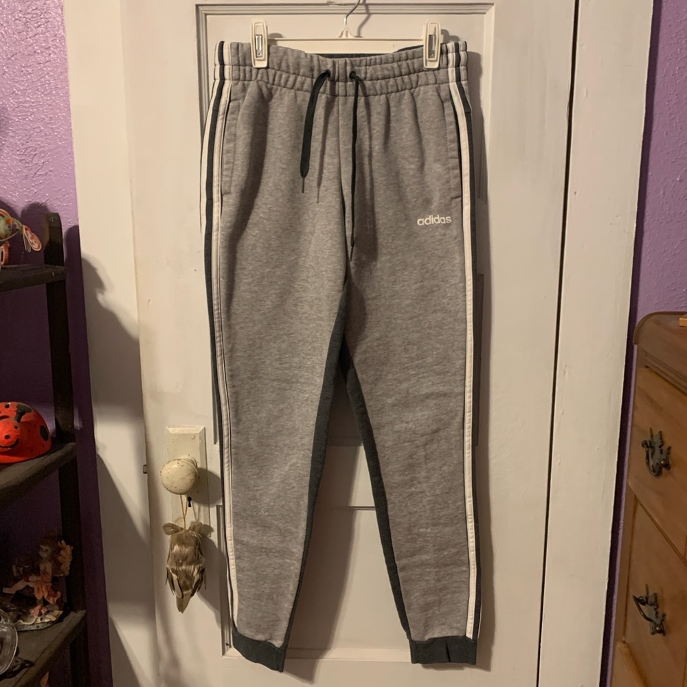 adidas Grey Tone Adjustable Climalite Women's Sweatpants